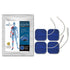 Ultra Premium: Optimal Comfort2"x2" Blue Cloth Electrodes